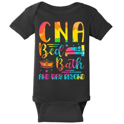 CNA Bed Bath and Way Beyond School Nurses funny Nurse Baby Bodysuit