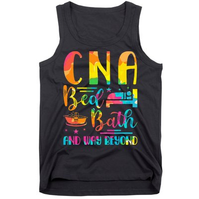 CNA Bed Bath and Way Beyond School Nurses funny Nurse Tank Top