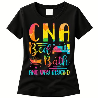 CNA Bed Bath and Way Beyond School Nurses funny Nurse Womens T-Shirt