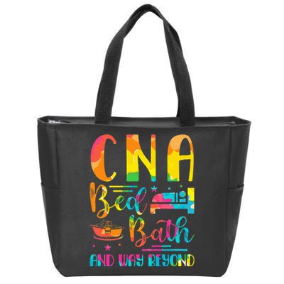 CNA Bed Bath and Way Beyond School Nurses funny Nurse Zip Tote Bag