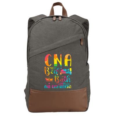 CNA Bed Bath and Way Beyond School Nurses funny Nurse Cotton Canvas Backpack