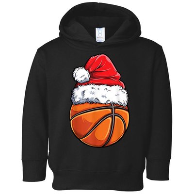 Christmas Basketball Ball Santa Hat Xmas Boys Men Sport TShirt Toddler Hoodie