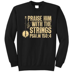 Cool Banjo Bluegrass Music Art Worship Leader Sweatshirt