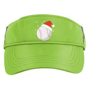 Christmas Baseball Ball Santa Claus Hat Xmas Catcher Pitcher Funny Gift Adult Drive Performance Visor