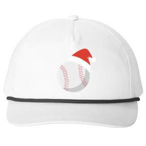 Christmas Baseball Ball Santa Claus Hat Xmas Catcher Pitcher Funny Gift Snapback Five-Panel Rope Hat