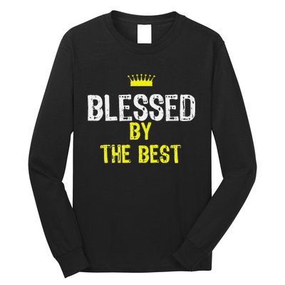 Christian Blessed by the Best Bible Scripture Long Sleeve Shirt