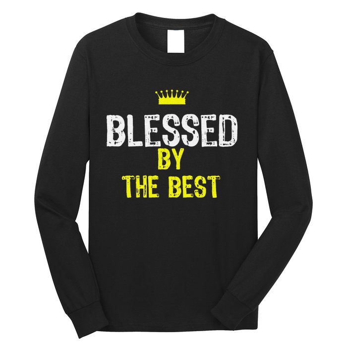 Christian Blessed by the Best Bible Scripture Long Sleeve Shirt