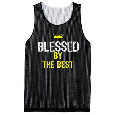 Christian Blessed by the Best Bible Scripture Mesh Reversible Basketball Jersey Tank