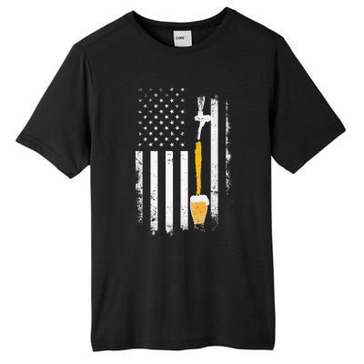 Craft Beer Brewing Usa Us American Flag Craft Brewery Brewer Tall Fusion ChromaSoft Performance T-Shirt