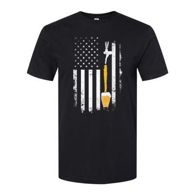 Craft Beer Brewing Usa Us American Flag Craft Brewery Brewer Softstyle CVC T-Shirt