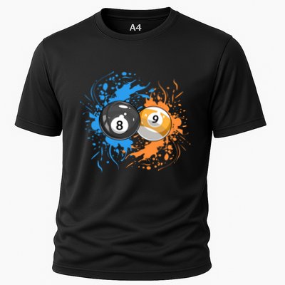 Cool Billiard Balls For 8 Ball And 9ball Player Gift Performance Shirt
