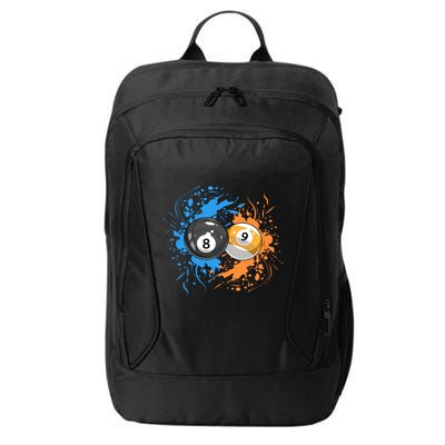 Cool Billiard Balls For 8 Ball And 9ball Player Gift City Backpack