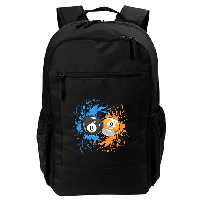 Cool Billiard Balls For 8 Ball And 9ball Player Gift Backpack
