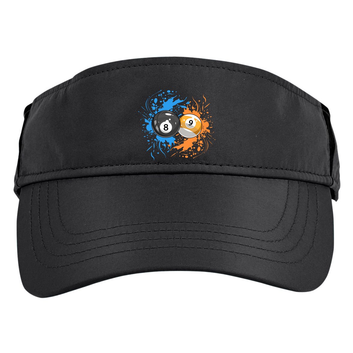 Cool Billiard Balls For 8 Ball And 9ball Player Gift Adult Drive Performance Visor