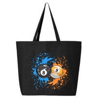 Cool Billiard Balls For 8 Ball And 9ball Player Gift 25L Jumbo Tote