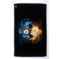 Cool Billiard Balls For 8 Ball And 9ball Player Gift Golf Towel