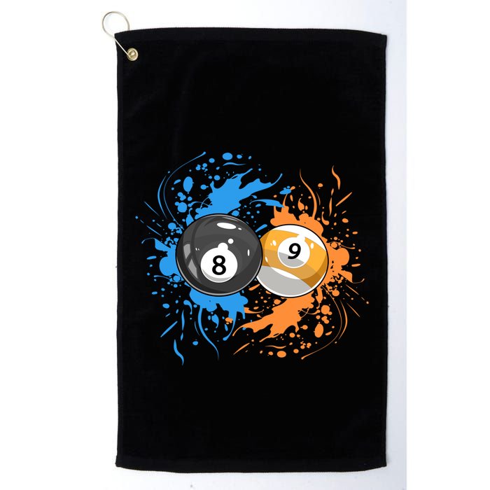 Cool Billiard Balls For 8 Ball And 9ball Player Gift Golf Towel