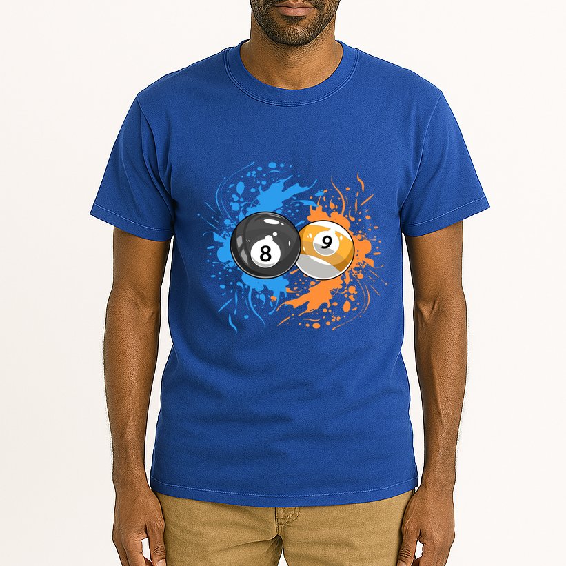 Cool Billiard Balls For 8 Ball And 9ball Player Gift Tall T-Shirt