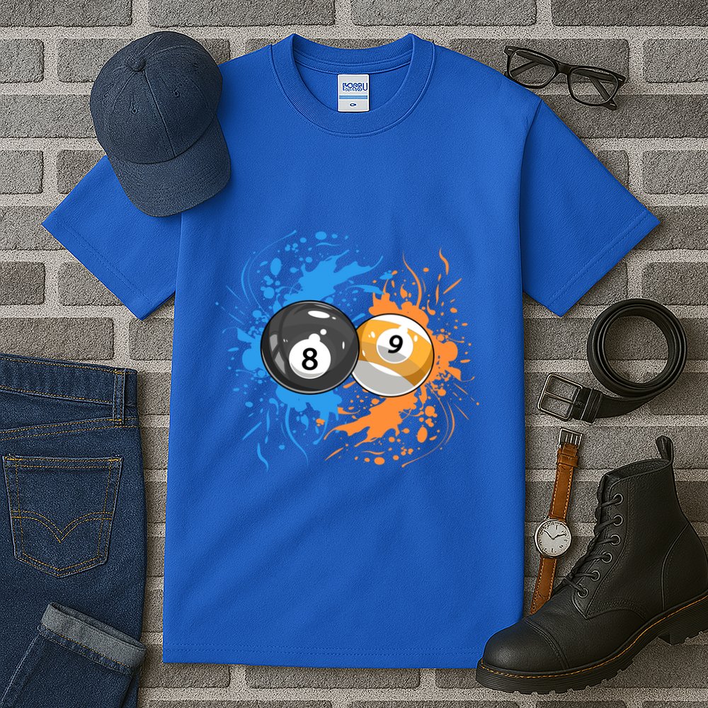 Cool Billiard Balls For 8 Ball And 9ball Player Gift Tall T-Shirt