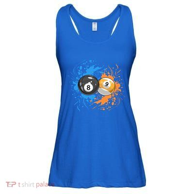 Cool Billiard Balls For 8 Ball And 9ball Player Gift Ladies Essential Flowy Tank