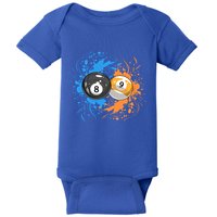 Cool Billiard Balls For 8 Ball And 9ball Player Gift Baby Bodysuit