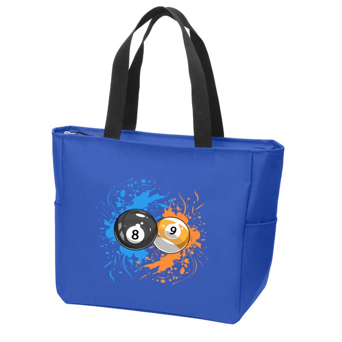 Cool Billiard Balls For 8 Ball And 9ball Player Gift Zip Tote Bag