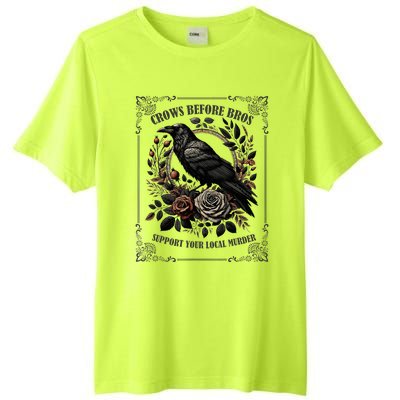 Crows Before Bros Support Your Local Murder Tall Fusion ChromaSoft Performance T-Shirt