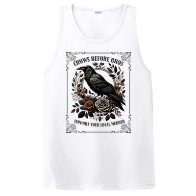 Crows Before Bros Support Your Local Murder PosiCharge Competitor Tank