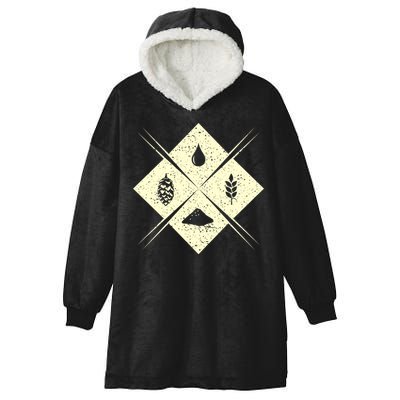 Craft Beer Brewing Homebrewer Gift Hooded Wearable Blanket