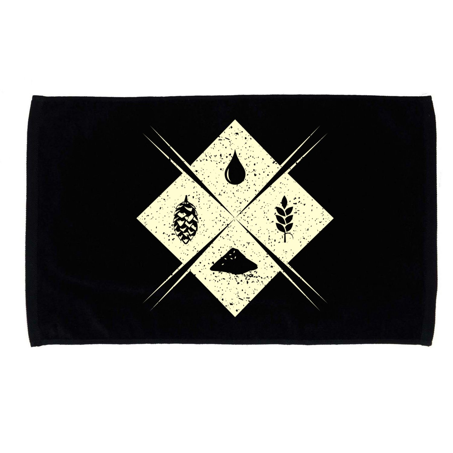 Craft Beer Brewing Homebrewer Gift Microfiber Hand Towel