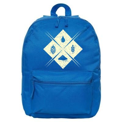 Craft Beer Brewing Homebrewer Gift 16 in Basic Backpack