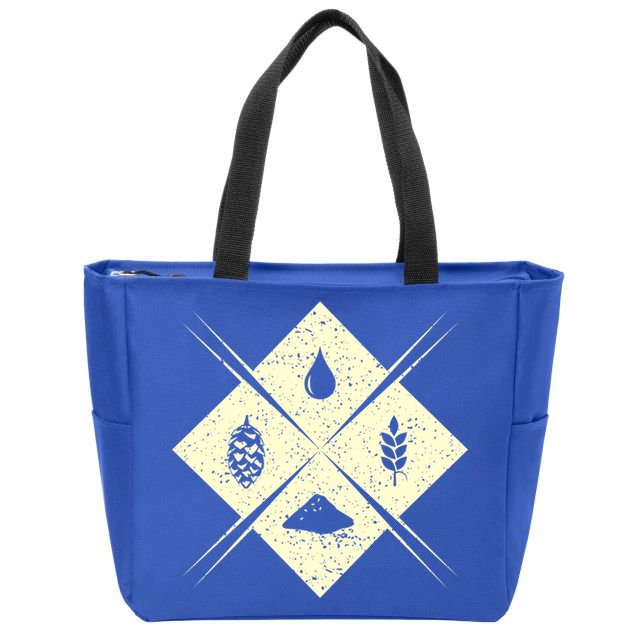 Craft Beer Brewing Homebrewer Gift Zip Tote Bag