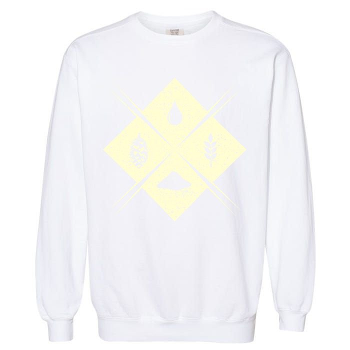 Craft Beer Brewing Homebrewer Gift Garment-Dyed Sweatshirt