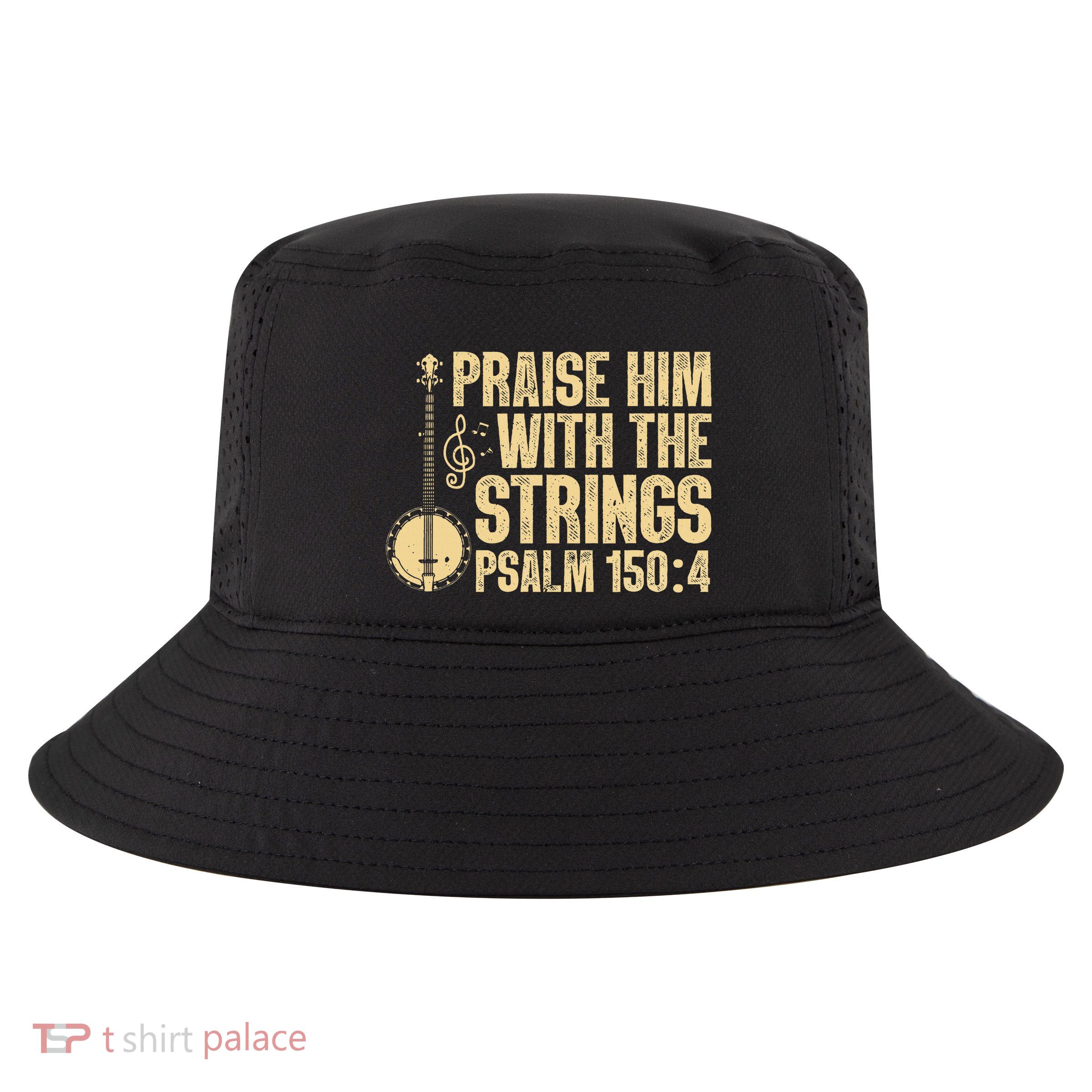 Cool Banjo Bluegrass Music Art Worship Leader Cool Comfort Performance Bucket Hat