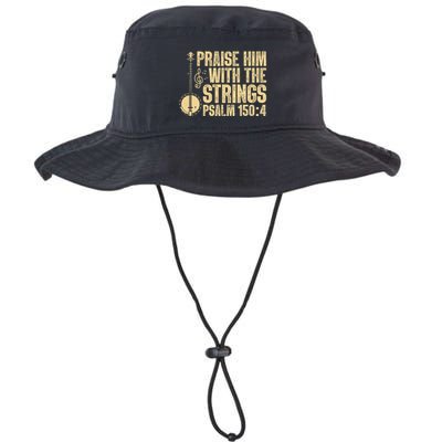 Cool Banjo Bluegrass Music Art Worship Leader Bucket Hat