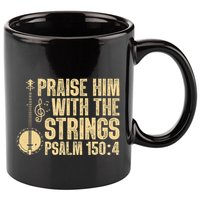 Cool Banjo Bluegrass Music Art Worship Leader 11oz C Handle Ceramic Mug
