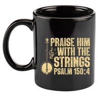 Cool Banjo Bluegrass Music Art Worship Leader 11oz C Handle Ceramic Mug
