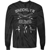 Classic Brooklyn Bums New York Baseball Fan Retro Vintage Tie-Dye Long Sleeve Shirt