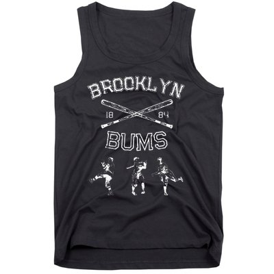 Classic Brooklyn Bums New York Baseball Fan Retro Vintage Tank Top