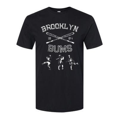 Classic Brooklyn Bums New York Baseball Fan Retro Vintage Softstyle CVC T-Shirt