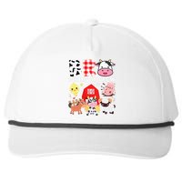 Cow Bro Birthday Crew Farm Theme Animals Kids Birthday Party Snapback Five-Panel Rope Hat