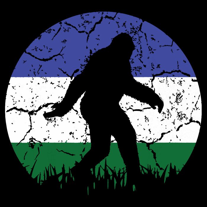 Cascadia Bioregion Bigfoot Flag Independence Vintage Bucket Hat