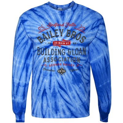 Christmas Bailey Brothers Building And Loan Holiday Classic Meaningful Gift Tie-Dye Long Sleeve Shirt