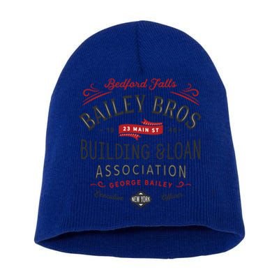 Christmas Bailey Brothers Building And Loan Holiday Classic Meaningful Gift Short Acrylic Beanie