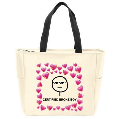 Certified Broke Boy Meme Zip Tote Bag