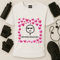 Certified Broke Boy Meme Cooling Performance Crew T-Shirt