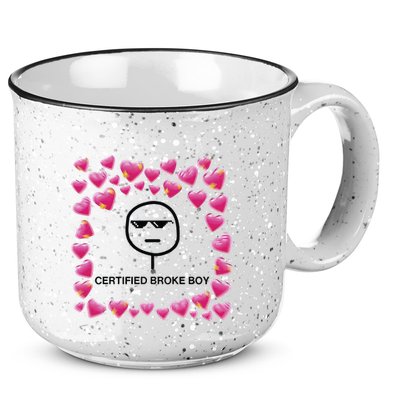 Certified Broke Boy Meme 15oz Campfire Ceramic Mug