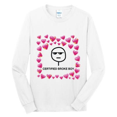 Certified Broke Boy Meme Tall Long Sleeve T-Shirt