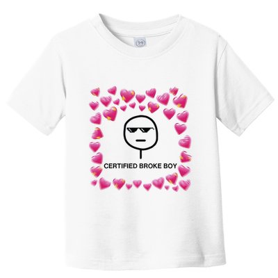 Certified Broke Boy Meme Toddler T-Shirt