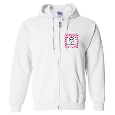 Certified Broke Boy Meme Full Zip Hoodie